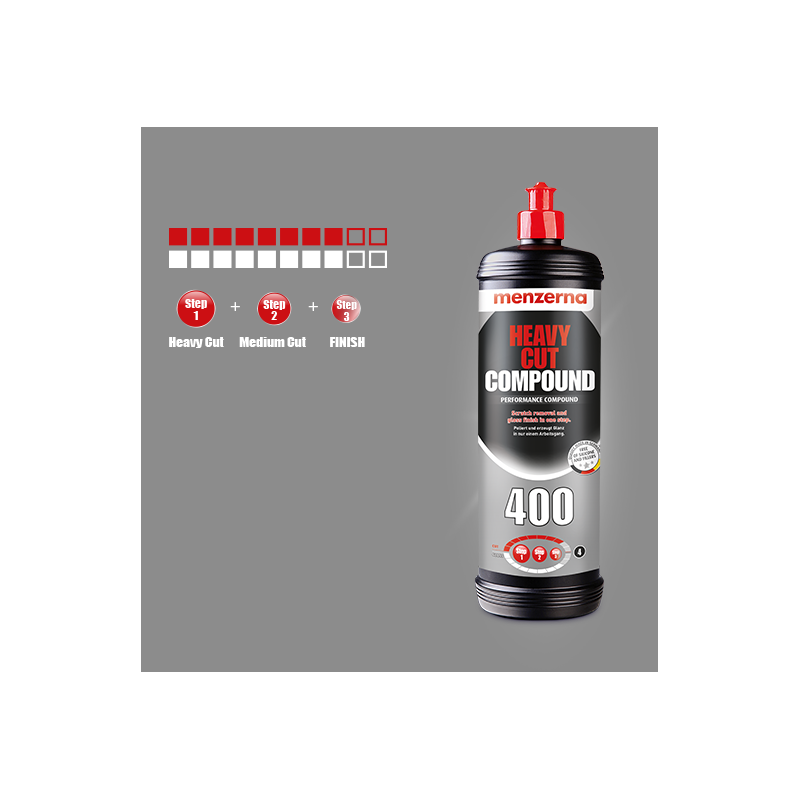 Menzerna FG 400 - Heavy Cut Compound - Polish Hard