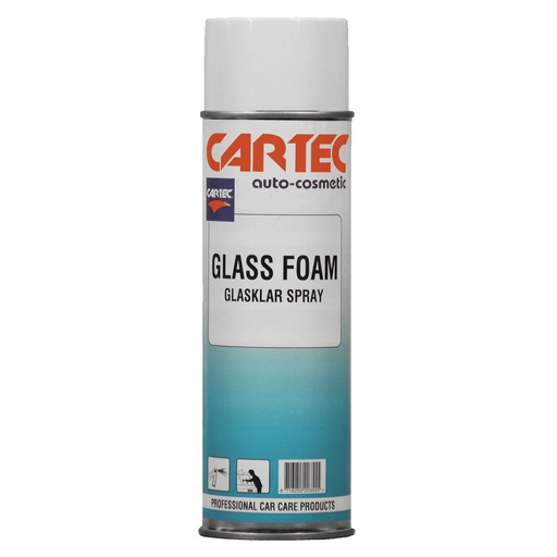 Cartec Glass foam spray - Nettoyage vitres moussant