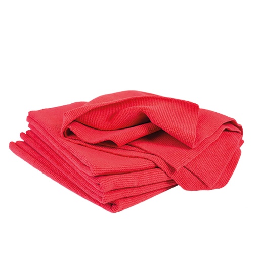 Cartec Microfibre Rouge - Pack de 5